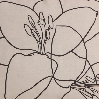 Постельное бельё 1.5-спальное «Этель» Graphic flowers, мако-сатин