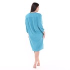 Халат женский, цвет голубой, размер 54 - фото 45714334