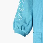 Халат женский, цвет голубой, размер 54 - фото 45714337