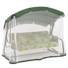 Качели садовые "Мадрид" зеленые, 209,5 х 165 х 127 см, максимальная нагрузка 220 кг - Фото 2