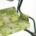 Качели садовые "Мадрид" зеленые, 209,5 х 165 х 127 см, максимальная нагрузка 220 кг - фото 24245615