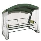 Качели садовые "Мадрид" зеленые, 209,5 х 165 х 127 см, максимальная нагрузка 220 кг - Фото 5