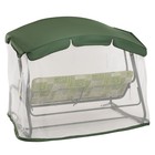 Качели садовые "Мадрид" зеленые, 209,5 х 165 х 127 см, максимальная нагрузка 220 кг - фото 24245619