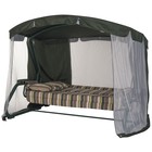 Качели садовые "Империя" зеленые, 257 х 145 х 185 см, макс нагрузка 380 кг - фото 24412796