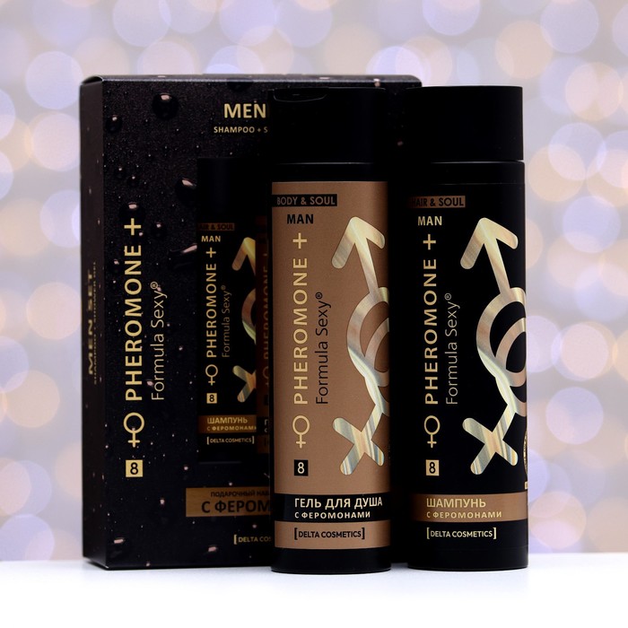 Подарочный набор косметики мужской Formula Sexy №8, гель для душа, 250 мл+шампунь, 250 мл (по мотивам 1 Million (P.Rabanne) - Фото 1