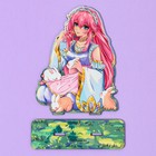 Фигурка аниме «Девушка с кроликами», 11 х 14,9 см, дерево - Фото 5