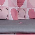 Постельное бельё евро LoveLife Hearts, сатин - Фото 4