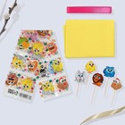 Пасхальный декор для кулича «Зверята» на пасху, 18.5×16×1 см - Фото 3