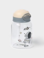 Бутылка для воды «Космонавты», 450 мл, 8.2×15 см, стекло, рисунок и МИКС - Фото 2