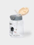 Бутылка для воды «Космонавты», 450 мл, 8.2×15 см, стекло, рисунок и МИКС - Фото 3