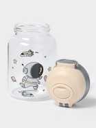 Бутылка для воды «Космонавты», 450 мл, 8.2×15 см, стекло, рисунок и МИКС - Фото 4