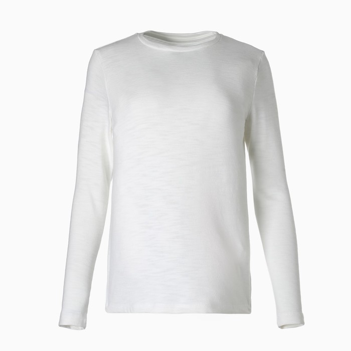 Лонгслив женский, цвет белый, размер 40-42 (S) 60754