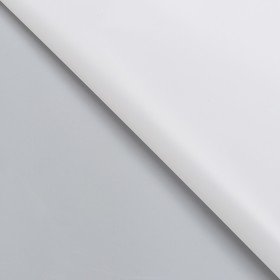 

Пленка матовая однотонная "С Золотой каймой" 58*58см Белая