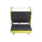Электрогриль Oursson EG0850/GA, 850 Вт, антипригарное покрытие, цвет зелёное яблоко - фото 51459677
