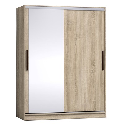 Шкаф - купе Strike, с зеркалом, 1600×595×2105 мм, цвет дуб сонома