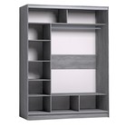 Шкаф - купе Strike, 1600×595×2105 мм, с зеркалом, цвет atelier светлый - Фото 2