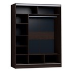 Шкаф - купе Strike, с зеркалом, 1600×595×2105 мм, цвет венге - Фото 2