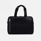 Сумка-рюкзак на молнии, 4 наружных кармана, длинный ремень, цвет чёрный - фото 4832519