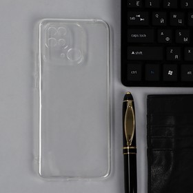 Чехол Krutoff, для Xiaomi Redmi 10C, силиконовый, прозрачный