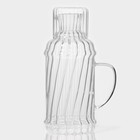 Кувшин «Жакоб», 1,8 л, 16,5×12,5×27 см, стекло, стакан в комплекте - фото 22052849