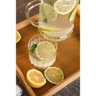 Кувшин «Жакоб», 1,8 л, 16,5×12,5×27 см, стекло, стакан в комплекте - фото 22052853