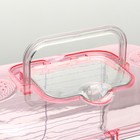 Клетка для грызунов с туннелем и наполнением, 32 х 21 х 55, см, розовая - Фото 12
