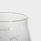 Кружка стеклянная с керамической крышкой и трубочкой «Космос», 500 мл, цвет МИКС - фото 4373777