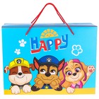 Пакет-коробка, 40 х 30 х 15 см "Happy", Щенячий патруль - Фото 5