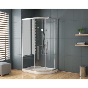 

Душевое ограждение GROSSMAN PR-120SL, 120х80х200 см, левое, прозрачное, раздвижное