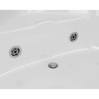 Ванна акриловая GROSSMAN GR-13513-1, гидромассаж, 135х135 см, сифон, белый - Фото 2