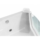 Ванна акриловая GROSSMAN GR-13513-1, гидромассаж, 135х135 см, сифон, белый - Фото 4