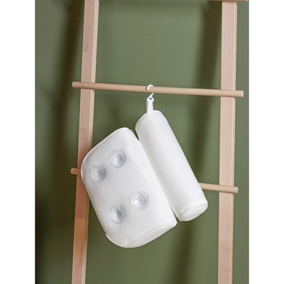 Подушка для ванной SPA Premium, на присосках, белая