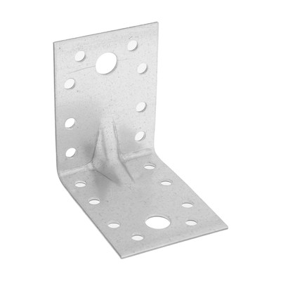 Уголок крепежный усиленный ТУНДРА krep, 65×65×50×2 мм, в упаковке 50 шт.