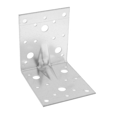 Уголок крепежный усиленный ТУНДРА krep, 100×100×85×2 мм, в упаковке 25 шт.