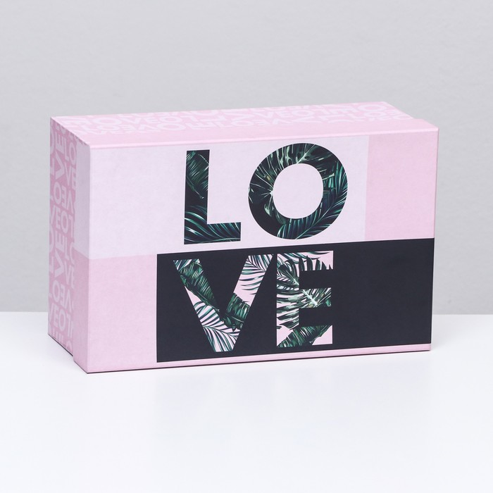 Подарочная коробка "Любовь,любовь",прямоугольная ,27 х 17 х 11 см - Фото 1