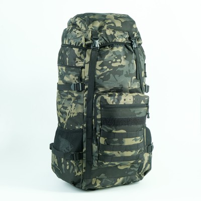 Рюкзак туристический Adventure мужской, 70 л, oxford, камуфляж мультикам