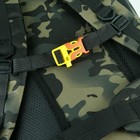 Рюкзак туристический Adventure мужской, 70 л, oxford, камуфляж мультикам - Фото 4