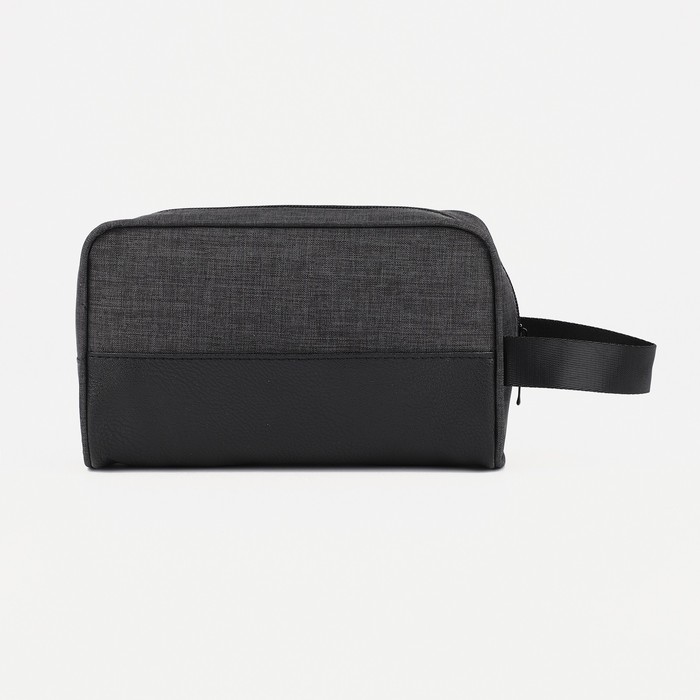 Косметичка на молнии, цвет тёмно-серый 33458