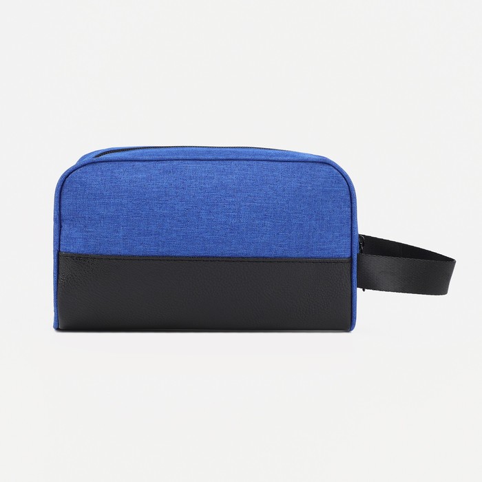 Косметичка на молнии, цвет синий 33469
