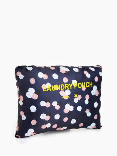 Дорожный набор органайзеров-косметичек на молниях, 6 в 1, с принтом, синий