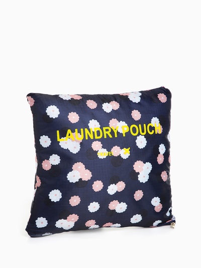 Дорожный набор органайзеров-косметичек на молниях, 6 в 1, с принтом, синий