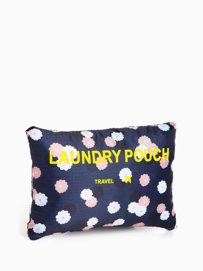 Дорожный набор органайзеров-косметичек на молниях, 6 в 1, с принтом, синий