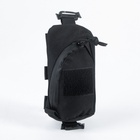 Аптечка тактическая-подсумок для рюкзака, 11×18 см, чёрная - Фото 3