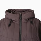 Куртка женская демисезонная, цвет коричневый, размер 56 - Фото 2