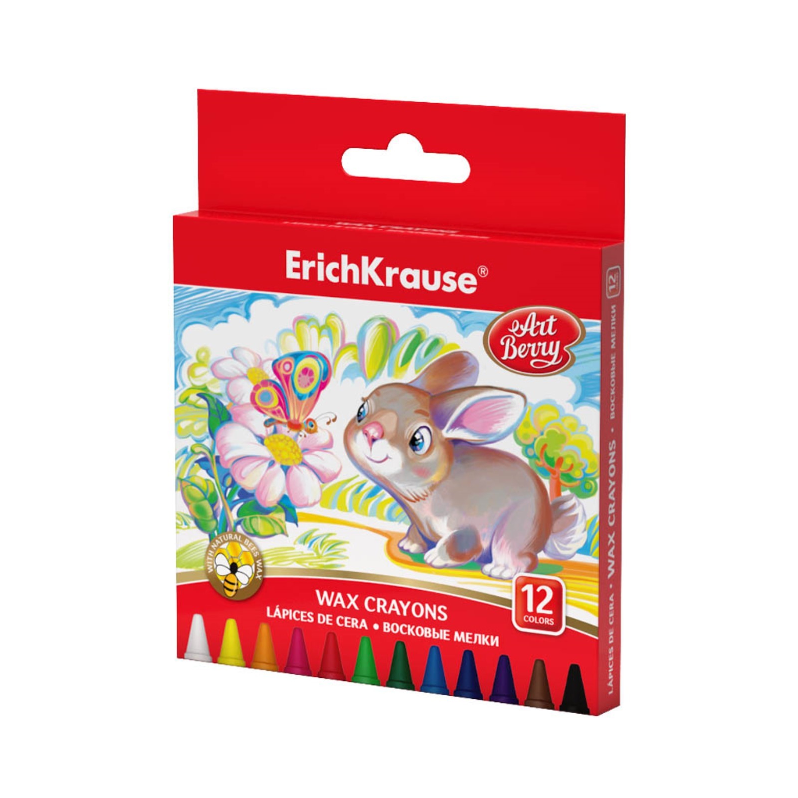 Восковые мелки 12 цветов ErichKrause ArtBerry (58611) - Купить по цене ...