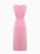 Сорочка миди ночная женская MINAKU: Home collection, розовая, размер 44 - Фото 10