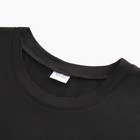 Комплект женский (футболка, шорты) MINAKU: Home collection цвет чёрный, размер 42 - Фото 7