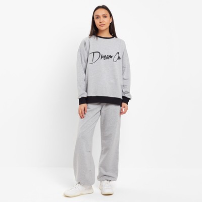 Костюм женский MINAKU: Casual Collection, размер 44, серый