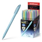 Ручка шариковая ErichKrause U-108 Pastel Stick 1.0, Ultra Glide, цвет чернил синий - фото 4742653