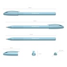 Ручка шариковая ErichKrause U-108 Pastel Stick 1.0, Ultra Glide, цвет чернил синий - Фото 3